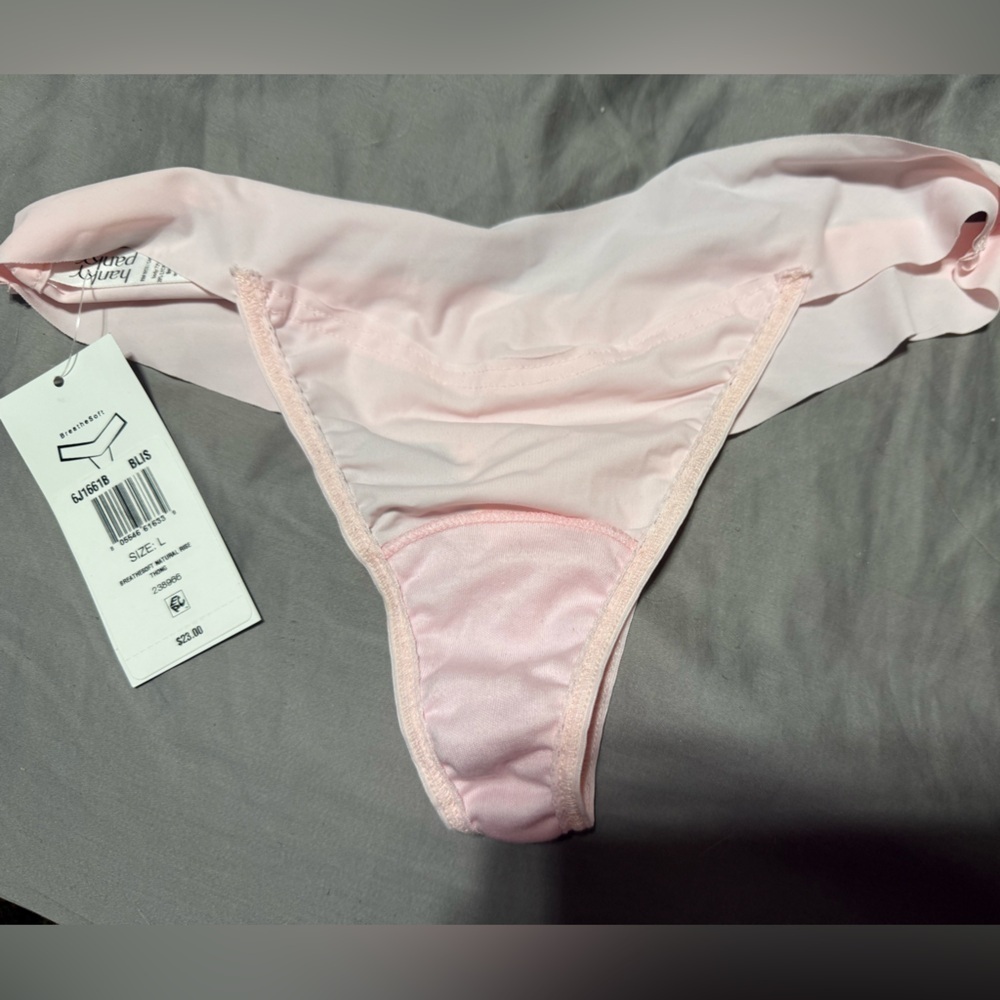 NWT Pink Hanky Panky Thong